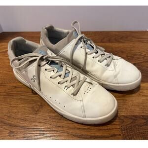 On Running The Roger Advantage Leather Tennis Shoes White Men’s Size 12